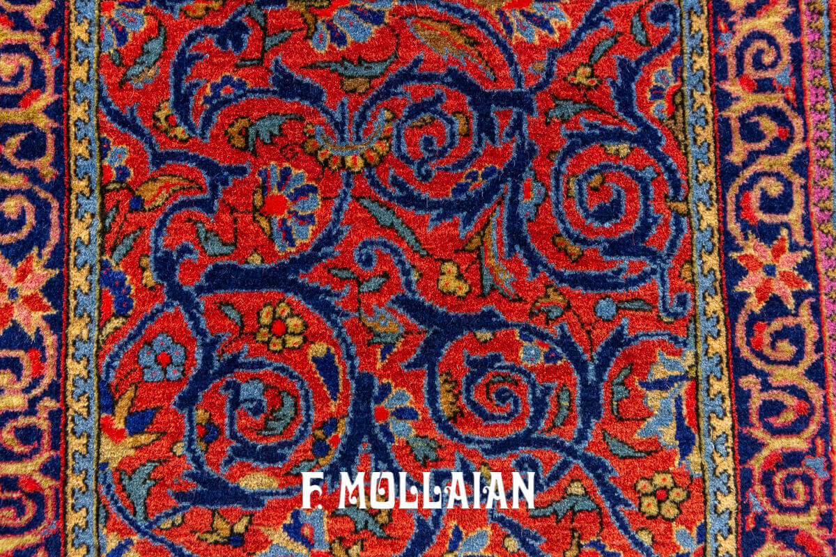 Small Square Kashan Manchester-Wool Rug n°:283204